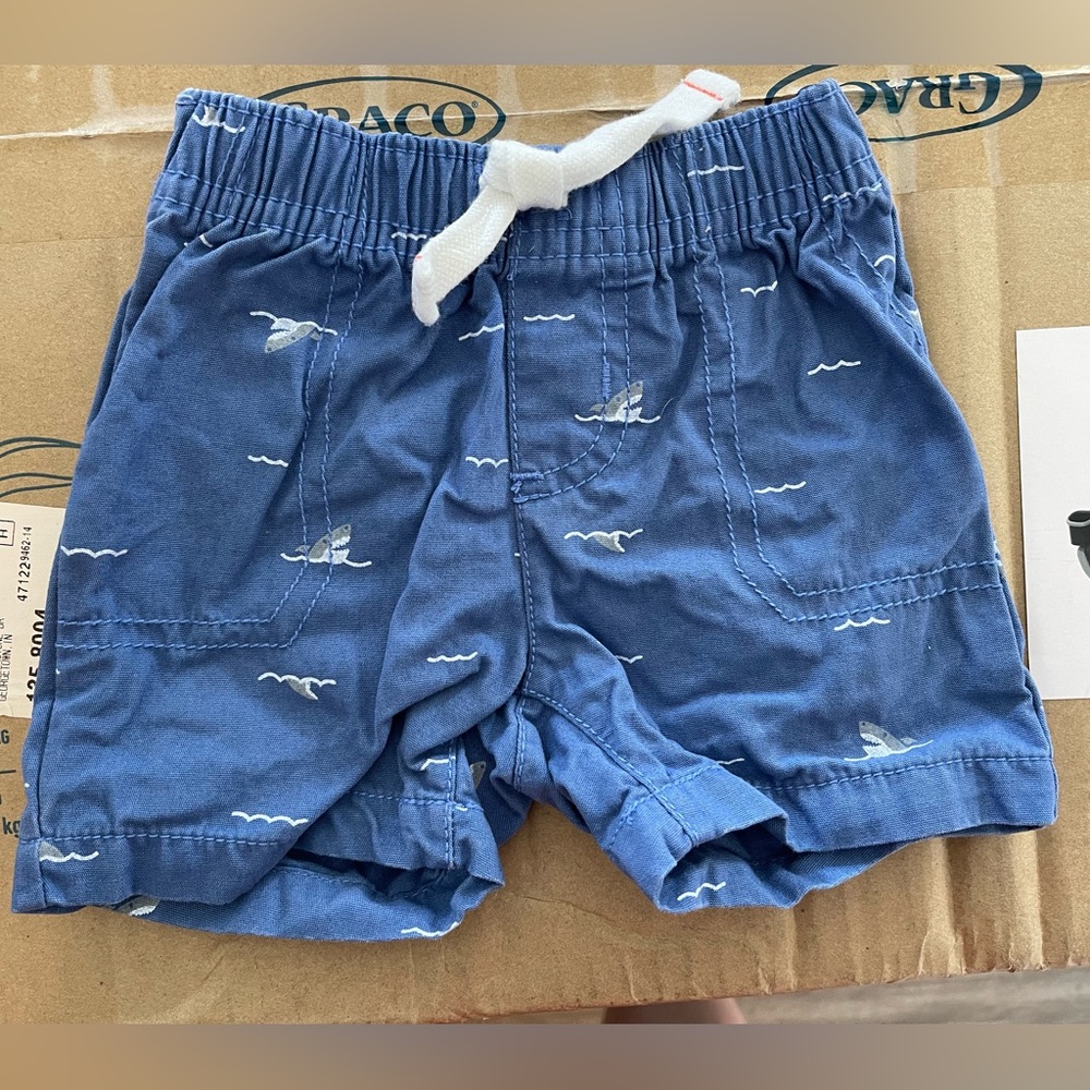 Carters shark shorts